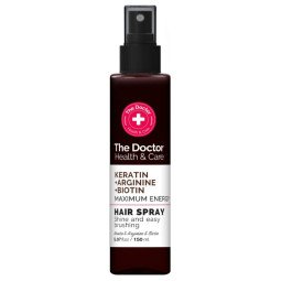 The doctor maksimalia energija suteikiantis purškiklis plaukams keratinas + argininas + biotinas, 150 ml