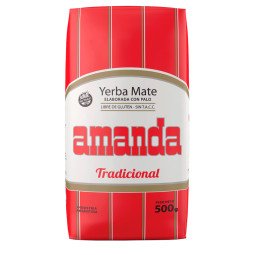 Arbata yerba mate amanda tradicinė su vitaminais bei mineralais, 500 g