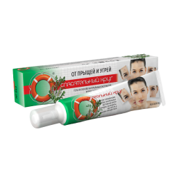 Gelbėjimo ratas®, gelis nuo spuogų ir inkštirų su ugniažole ir saldymedžiu veidui, 42 g