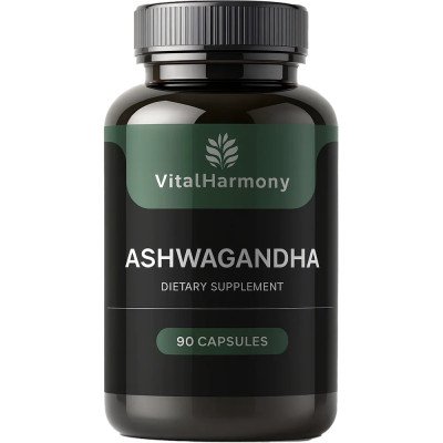Vitalharmony ašvaganda, 90 kapsulių