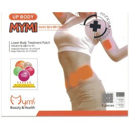  Mymi viršutinės kūno dalies pleistrai tonizuojančiam, kontūruojančiam ir stangrinančiam efektui, 6 komplektai