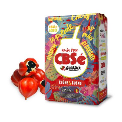 Arbata yerba mate cbsė energijios mišinys su guaranos ekstraktu, 500 g