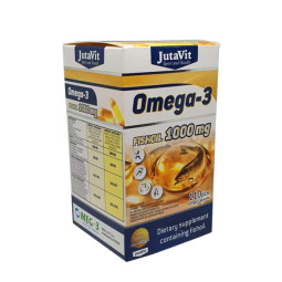 JutaVit omega 3 žuvų taukai 1000 mg JutaVit omega 3 žuvų taukai 1000 mg