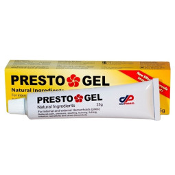 PrestoGel gelis nuo hemorojaus, 25 g