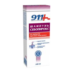 911 sebopiroks šampūnas nuo pleiskanų, 150 ml  911 sebopiroks šampūnas nuo pleiskanų, 150 ml