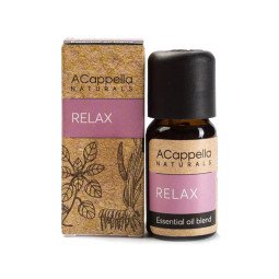 Acappella naturals eterinių aliejų mišinys atpalaiduojantis „Relax“, 10 ml  Acappella naturals eterinių aliejų mišinys atpalaiduojantis „Relax“, 10 ml