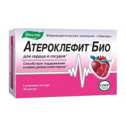 Evalar ateroklefit 250 mg, 30 tablečių Evalar ateroklefit 250 mg, 30 tablečių