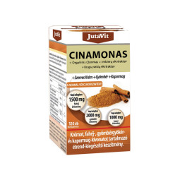 Cinamonas + organinis chromas + ekstraktai, 120 tablėčių Cinamonas + organinis chromas + ekstraktai, 120 tablėčių