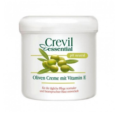 Crevil Essential kremas su alyvuogių aliejumi ir vitaminu E, 250ml