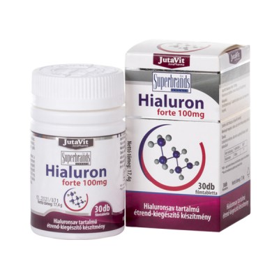 JutaVit hialurono rūgštis 100 mg, 30 tablečių