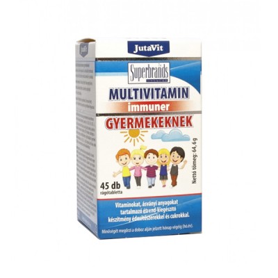 Multivitamin imunner vaikams su laktobacilomis, 45 tabletės