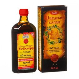 JutaVit švediški lašai su 40 žolelių ekstraktais, 500 ml JutaVit švediški lašai su 40 žolelių ekstraktais, 500 ml