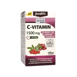 Vitaminas C 1500 mg + D3 + cinkas + erškėtuogė, 100 tablečių Vitaminas C 1500 mg + D3 + cinkas + erškėtuogė, 100 tablečių