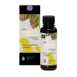 Kedrų sakai kedro aliejuje su mumijo, 100 ml