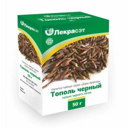 Lekraset žolelių arbata „Juodosios tuopos pumpurai“, 50 g Lekraset žolelių arbata „Juodosios tuopos pumpurai“, 50 g