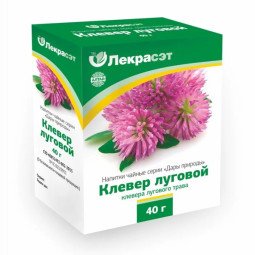 Lekraset žolelių arbata „Raudonasis dobilas“, 40 g