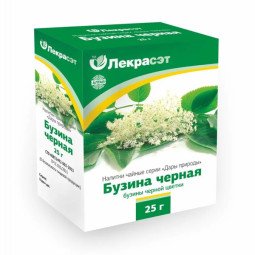 Lekraset žolelių arbata „Juoduogis šeivamedis“, 25 g Lekraset žolelių arbata „Juoduogis šeivamedis“, 25 g
