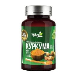 NikSen kurkuma ciberžolė + kurkumino ekstraktas + pipirų ekstraktas, 60 kapsulių NikSen kurkuma ciberžolė + kurkumino ekstraktas + pipirų ekstraktas, 60 kapsulių