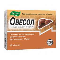 Evalar ovesol, 40 tablečių Evalar ovesol, 40 tablečių