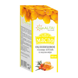 97 % šaltalankių aliejus medaus skonio, 100 ml 97 % šaltalankių aliejus medaus skonio, 100 ml