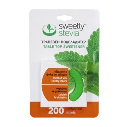 Sweetly stevia saldiklis, 200 tablečių