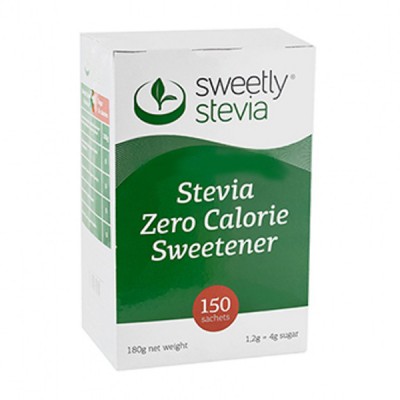 Sweetly stevia milteliai, 150 pakelių