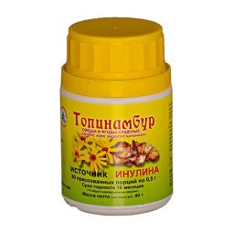 Topinambur inulino šaltinis, 80 tablečių