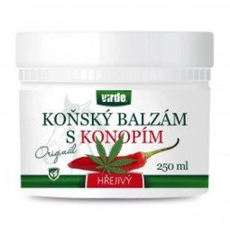 Virde arklių balzamas su kanapių aliejumi šildomasis, 250 ml Virde arklių balzamas su kanapių aliejumi šildomasis, 250 ml