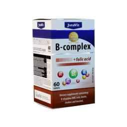 Vitamino B kompleksas + folio rūgštis, 60 tablečių Vitamino B kompleksas + folio rūgštis, 60 tablečių