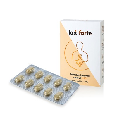 LaxForte, 10 tablečių