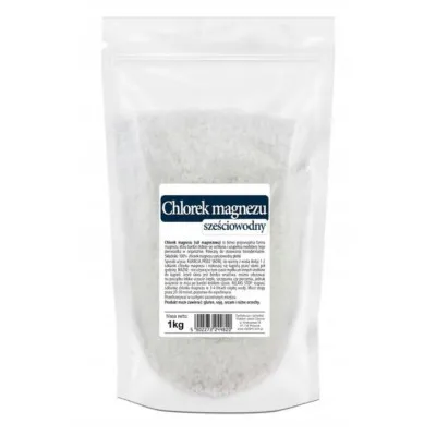 Magnio chlorido dribsniai maudynėms (magnio druska), 1 kg