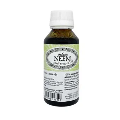 Neem nimbamedžio aliejus šalto spaudimo, 100 ml
