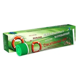 Gelbėjimo ratas® balzamas su skruzdžių rūgštimi, cinamonu, imbieru, pipirmete, 45 g