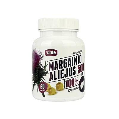 Virde margainio sėklų aliejus 500 mg, 60 kapsulių