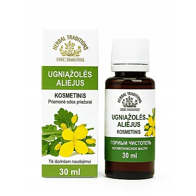 Herbal traditions ugniažolės kosmetinis aliejus, 30 ml