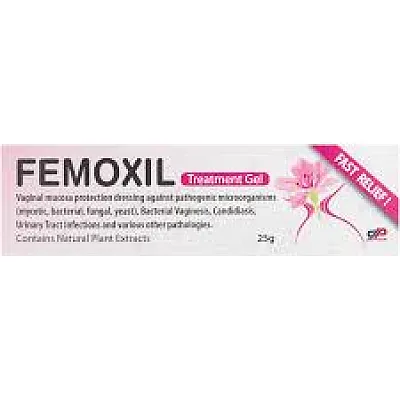 Femoxil® gydomasis intymios higienos gelis ramina ir mažina sudirginimą, paraudimą ir diskomfortą makšties srityje, 25 g