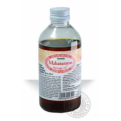 Mahanarayan žolelių botaninis aliejus, 200 ml