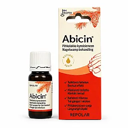 Abicin 30% priešgrybelinis eglės dervos nagų lakas, 10 ml