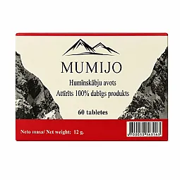 Altajaus mumijo, 60 tablečių po 200 mg