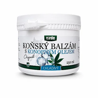 Virde šaldantis arklių balzamas su kanapių aliejumi, 250 ml