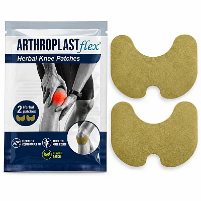 ARTHROPLAST FLEX Warming Herbal Patches for the Knee Area, 2 pcs.