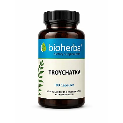 Bioherba troičatka (Gvazdikėliai, Kiaulpienės ir Juodasis riešutmedis), 100 kapsulių