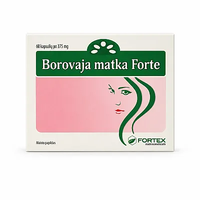 Vienašalė užgina (Ortiija) borovaja matka 240 mg, 60 kapsulių