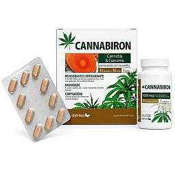 Cannabiron kanapės, bosvelija, imbieras, ciberžolė, 30 tablečių + 30 kapsulių