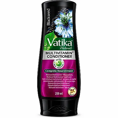 Dabur Vatika Black Seed plaukų kondicionierius su juodgrūdėmis, 200 ml