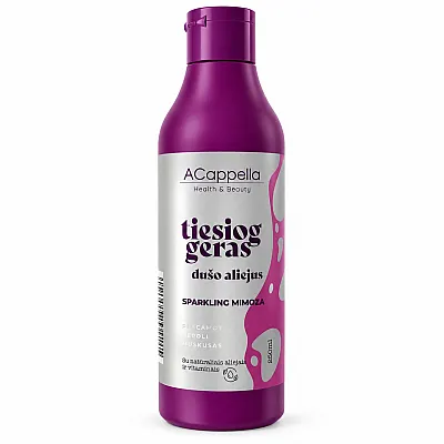 ACappella TIESIOG GERAS Dušo aliejus „SPARKLING MIMOZA“ 250 ml