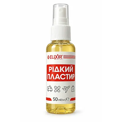 Elixir skystas pleistras-purškalas, 50 ml