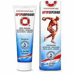 Gelbėjimo ratas®, artroprofil kremas - balzamas kūnui, 100 ml