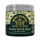 Herbal Traditions juodas tirštas pirties muilas kūnui ir plaukams, 400 ml