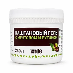 Virde kaštonų gelis su mentoliu ir rutinu, 250 ml